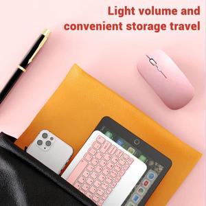 ipad 호환 휴대폰 태블릿 용 미니 소형 무선 키보드 블루투스 삼성호환 Xiaomi 안드로이드 휴대용 및 마우