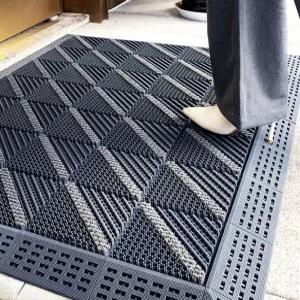 야외 바닥 매트 베란다 호텔 출입구 방수 미끄럼방지 조립식 나일로브러쉬 카페트 90x120