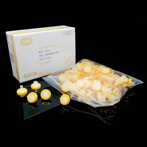 100pcs/lot Laboratory13mm 25mm Syringe Filter with PES/Nylon/PTFE/MCE 0.22/0.45um Membrane