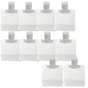 여행용 샴푸 로션 손세정제 30ml 투명파우치 10pcs 투명파우치 소분용기 휴대용기 리필용기 여행소분파우치