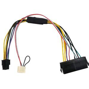 ATX PSU 전원 공급 케이블  24P-6P 수 미니 소형 6P 커넥터  HP Prodesk 600 G1 메인보드 변환 와이어용