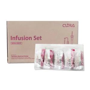 큐라 수액세트 무침 20봉/1박스 멸균제품 링거줄 연결관 수액줄