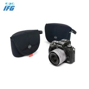 IFG 네오프렌 캐논 EOS 로고 카메라 케이스 파우치수납치 파우치 미러리스 리스치 가방 보관 보관함