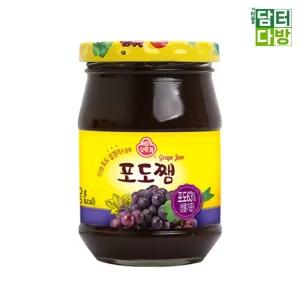 오뚜기 포도쨈 500g X 3개맛있는쨈 영양쨈 잼 쨈 병잼 병쨈 식빵 토스트 과일 농축 오렌지 오렌지쨈 과일쨈