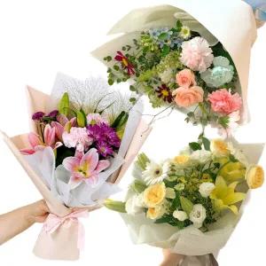 생화 꽃다발 기념일 선물 축하 개업 어버이날 스승의날 꽃배달 생일 발렌타인 화이트 여자친구 졸업식 카네