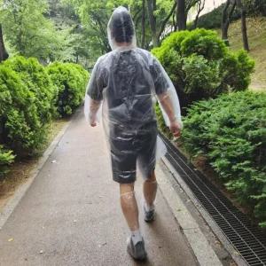 세트 방수 비닐 장화 우비 일회용