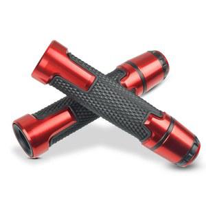 7/8인치 22mm 모터사이클 CNC 알루미늄 파워스포츠 핸들바 그립, CBR500 CBR1000RRR CBR1100XX CBR125 CBR300R CBR400RR CBR450SR CBR600F CBR900RR CBR954R 빨간색