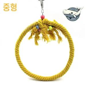 [콩심팥심]앵무새 장난감 링 중형 울타리 놀이용 장식