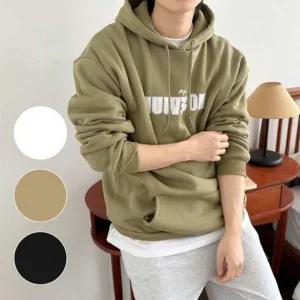 남녀공용 후드티 데일리 커플 봄 보온 가을 겨울 기모