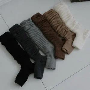 |CMA843D|여성 골지 종아리 양말 토오픈 레그워머 가을 겨울용