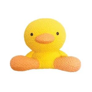 오리모양 엠보싱패턴 댕댕이 인형 P15471 강아지공놀이