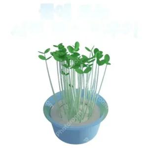 새싹 채소 재배용 수경재배 물에 뜨는 기르기 초보자용 (WFK7NDU)