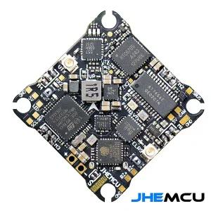 RC소품 JHEMCU F411 ELVTX 비행 컨트롤러 BLHELIS 12A 4in1 ESC 5.8G 400mW VTX ELRS 2.4G RX AIO 25.5X25.
