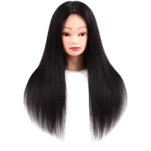 연습용 통가발 염색 자연 시험 마네킹 미용 드라이