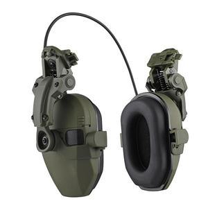 Airsoft 전술 헬멧 장착형 귀마개 Pro - 능동형 소음 감소 or 음향 증폭 기능을 갖춘 전자 청력 보호 장치