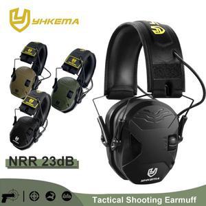 야외 전술 전자 슈팅 헤드폰 총 범위 소음 방지 헤드셋 임팩 소리 증폭 청력 보호 장치