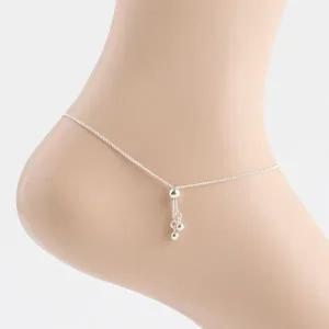 [다잇템] 여자 은볼 실버925 미니멀리즘 미니멈 드롭 클래식 발찌_17986737_588872