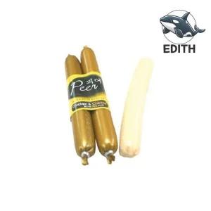 치킨과 치즈 간식 소세지 애견 소프트 간식