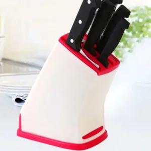 싱크대칼꽂이 주방 칼 칼보관 거치대 레드 칼꽂이 스텐드형칼꽂이 싱크대칼꽂이 칼거치대