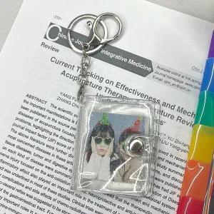 [셀러에이드]미니앨범 스티커북 띠부띠부씰 샤이니투명