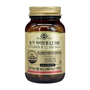 솔가 비타민B12 500 640mgX100정