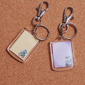 (R)(대용량) 사진액자 열쇠고리100개(소) 2.5x3.5cm