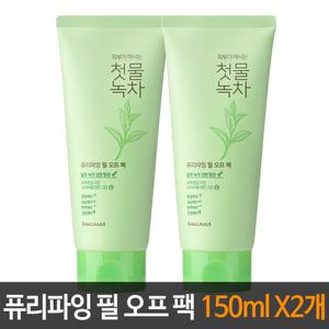첫물녹차 퓨리파잉 필오프팩 150ml X2개