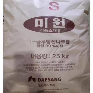 대상 미원 (S) 25kg 업소용