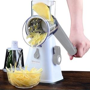 당근 감자 무 채 써는 기계 다용도 회전 채칼 슬라이서 마늘 편 썰기