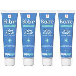 Biolane 비올란 다이애퍼 체인지 기저귀 크림 100ml 4팩