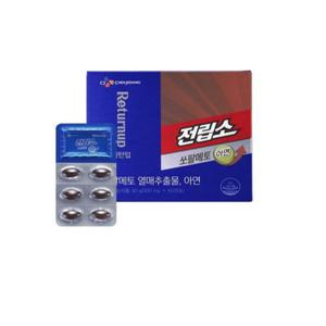 CJ제일제당 리턴업 전립소 쏘팔메토 아연 500mg 60캡슐 1개_NS