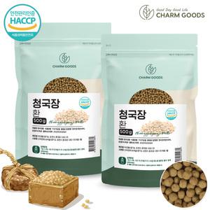 참굿즈 청국장환 500g 2팩 / 국산콩 100% 발효식품