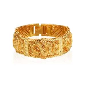 갤러리아 남자 순금 팔찌 망사 체인 용팔찌 24K 187.5g 18K장식