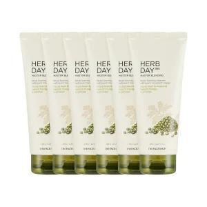 3+3 더페이스샵 허브데이 페이셜 클렌징 폼 녹두 170ml