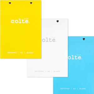 colte 콜테 노트 패드 A5 (무지 줄지 방안 도트)