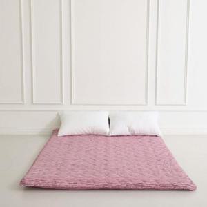 [RGL5Q044]더크린 바닥요매트 퀸2인용 요커버 요솜 핑크