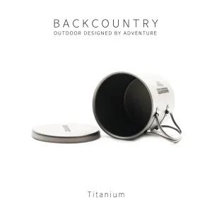 백컨트리 더블월 핸들 머그 300ml 티타늄 머그