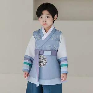 [보리보리/하랑한복]하랑한복 다휘랑+복주머니 유아 아동 남아 한복
