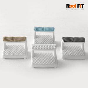 풋핏 2단 발받침대 책상 의자 소파 욕실 변기(일반돌기형/패브릭쿠션형)