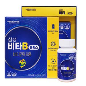 삼성제약 비타민B 군 영양제 플렉스 고함량 활력 비타민 비 4개월분
