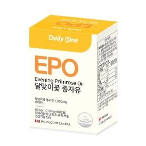 [데일리원] EPO 달맞이꽃 종자유 감마리놀렌산 비타민E 1010mg X 60캡슐 1통..[32661106]
