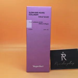 증정 비건이펙트 깐달걀 탄력광채 슬로우 앤 에이징 저분자 콜라겐팩 80mL + 브러쉬
