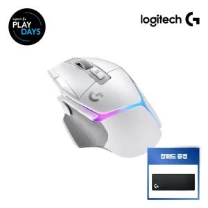 [장패드증정]로지텍코리아 공식 G502 X PLUS 무선 게이밍 마우스 화이트