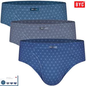 BYC잔잔한기하학패턴유소변구맥시삼각팬티3매입 MCF2216