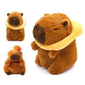 8000 큐티 카피바라 식빵/밀감 인형 21cm 봉제 애착인형 선물 쿠션 보들보들