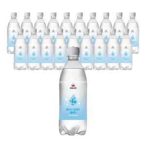 할리스 탄산수 플레인, 500ml, 20개