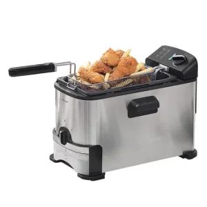 위즈웰 세이브 튀김기 3L 기름분리 가정용 스테인리스 전기 미니 자동 기계 WH3189 G