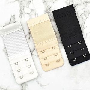 탄력밴딩 브라 연장 2후크 3단 브래지어 사이즈조절 연결고리 화이트