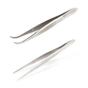 스테인레스 아이리스 안과 핀셋 10.5cm 직선 곡선 선택 눈썹 핀셋 드레싱 포셉 집게 병원용 의료기기
