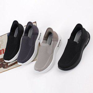 [디아]행텐 남성 메쉬 니트 뒷라인 키높이 슬립온 4cm